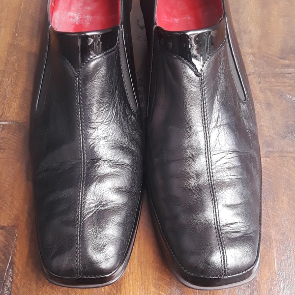 Combination patent and leather Amalfi by Rangoni loafers - Picture 2 of 10
